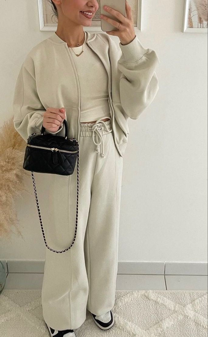 Comfy Dames Joggingpak – Zachte Lounge Set voor Thuis & Buiten