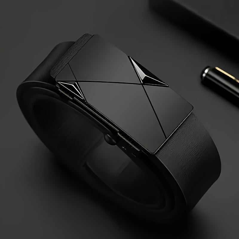 Luxe Automatische Herenriem met Ratelgesp – Verstelbaar & Stijlvol