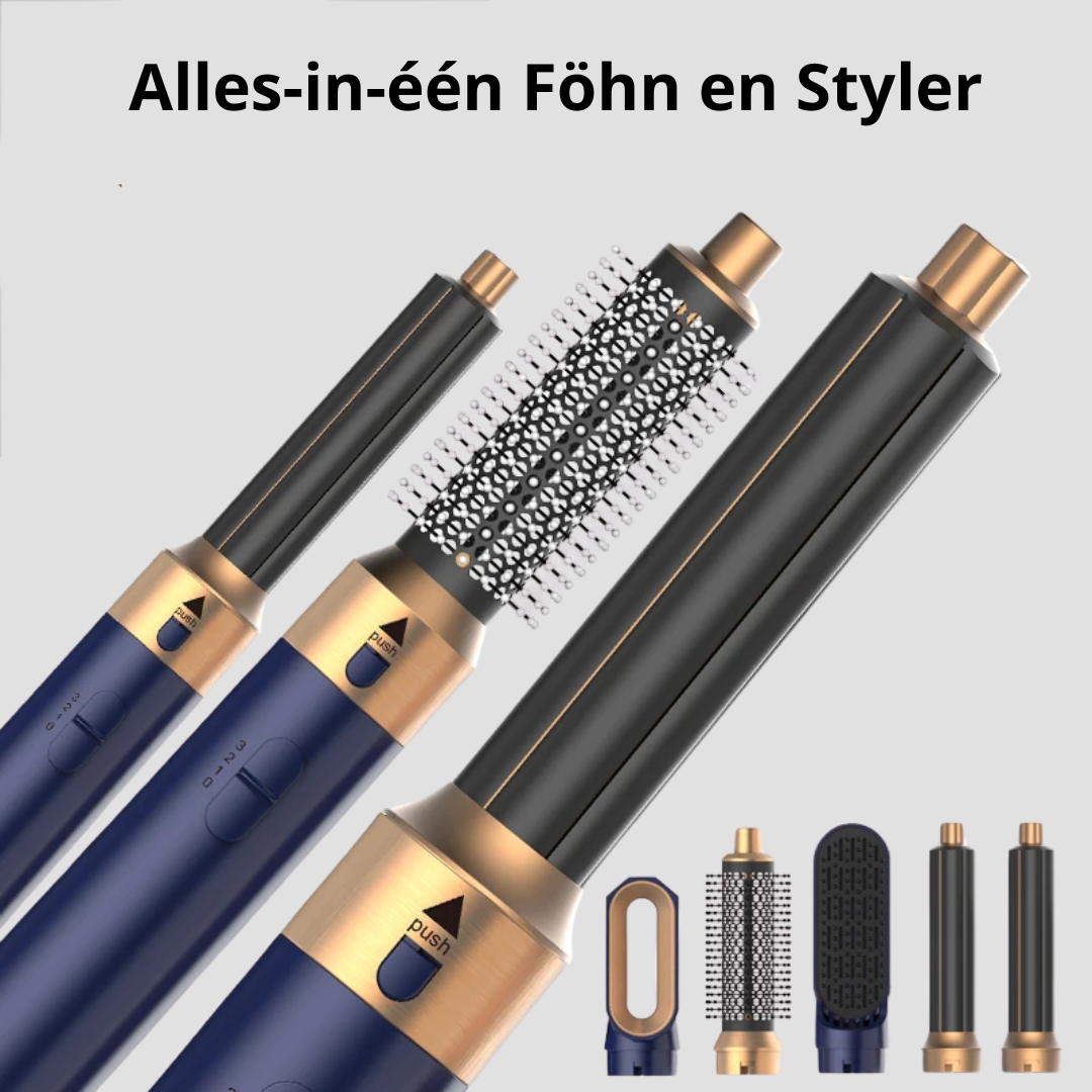 Haarstyler 3-in-1 – Föhnen, Krullen & Multifunctioneel
