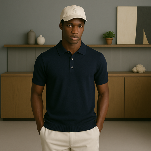 Zomerpolo van Lichtgewicht Kasjmier – Heren