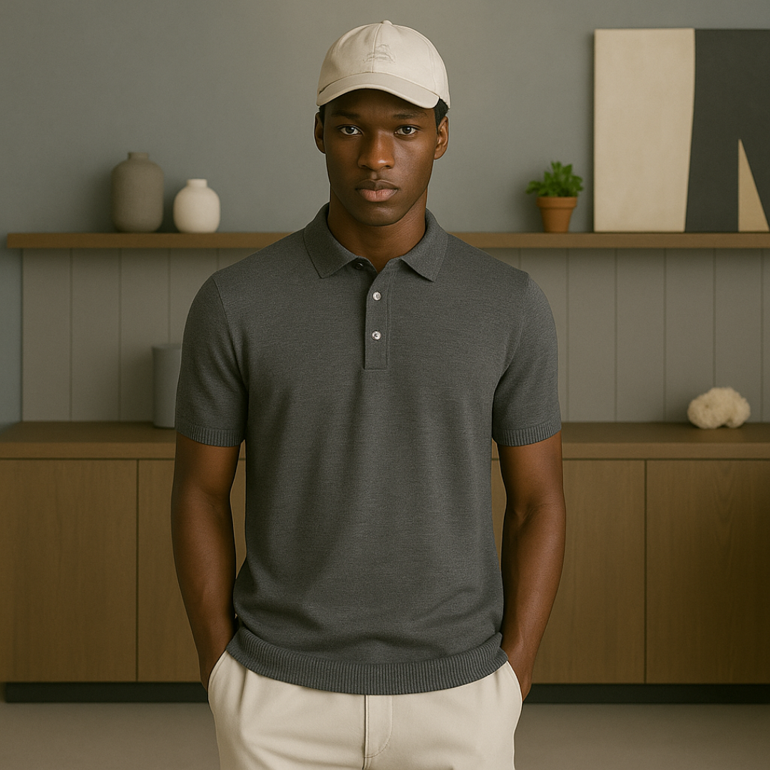 Zomerpolo van Lichtgewicht Kasjmier – Heren