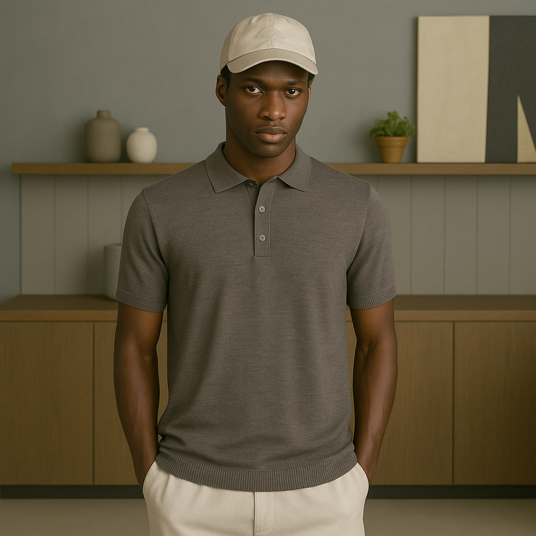 Zomerpolo van Lichtgewicht Kasjmier – Heren