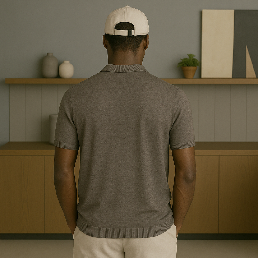 Zomerpolo van Lichtgewicht Kasjmier – Heren