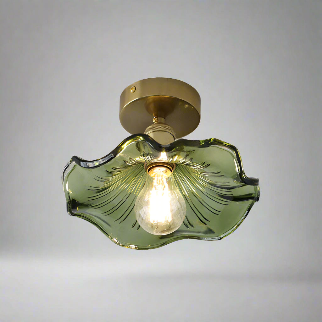 Moderne Plafondlamp met Glazen Afwerking – Sfeervol Licht