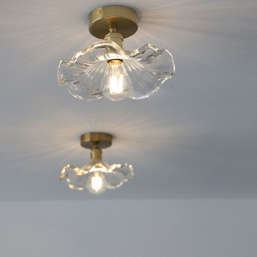 Moderne Plafondlamp met Glazen Afwerking – Sfeervol Licht