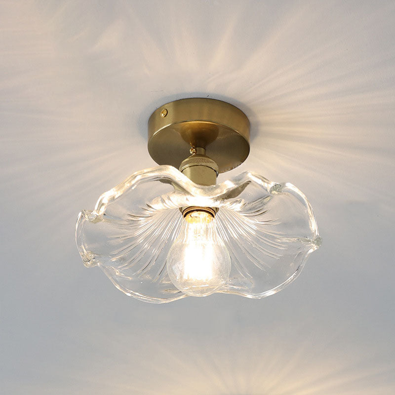 Moderne Plafondlamp met Glazen Afwerking – Sfeervol Licht
