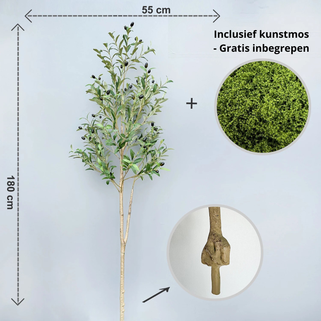 Kunst Olijfboom – Tijdloze Luxe Zonder Onderhoud