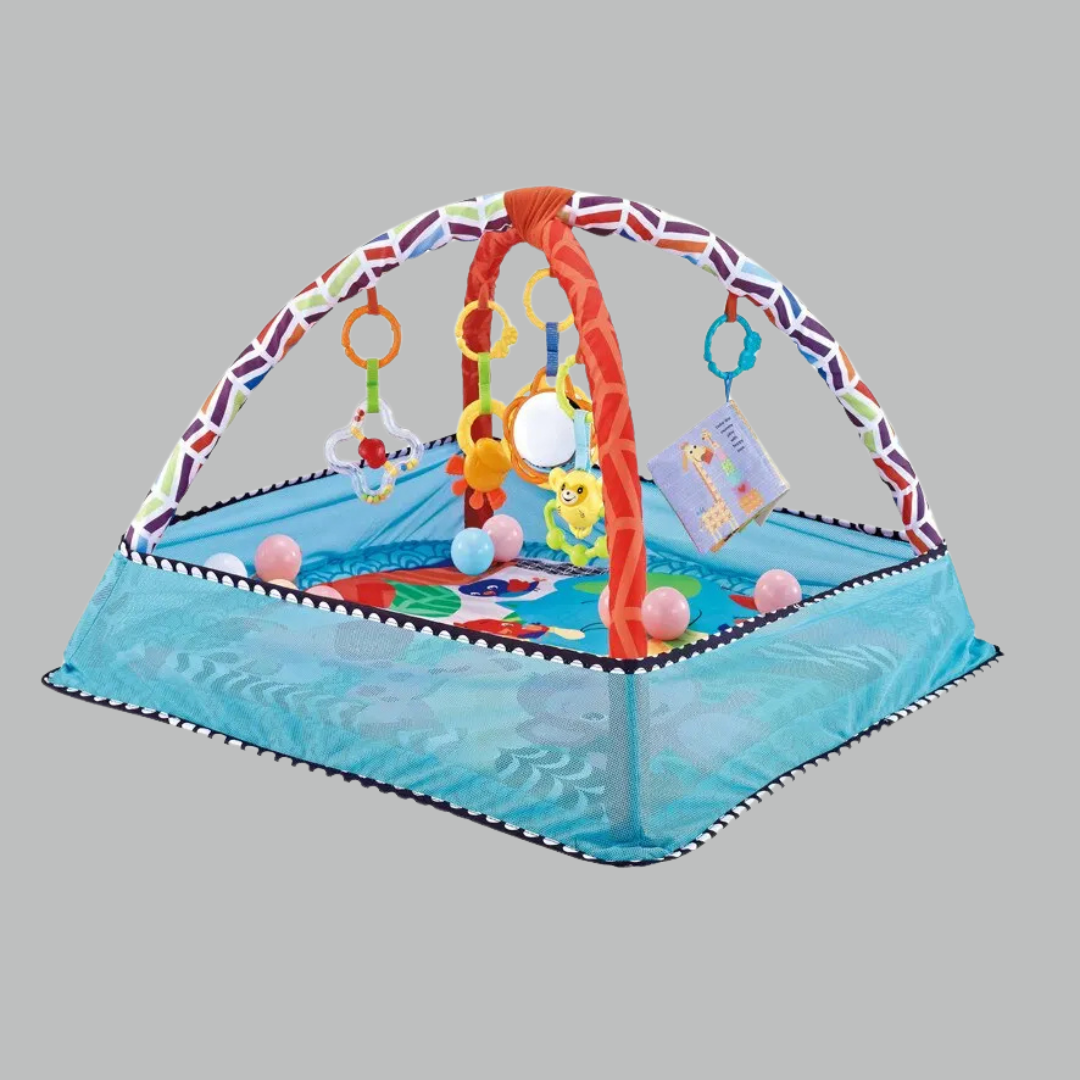 Baby Speelmat met Gym – Leren & Spelen vanaf 0+ mnd