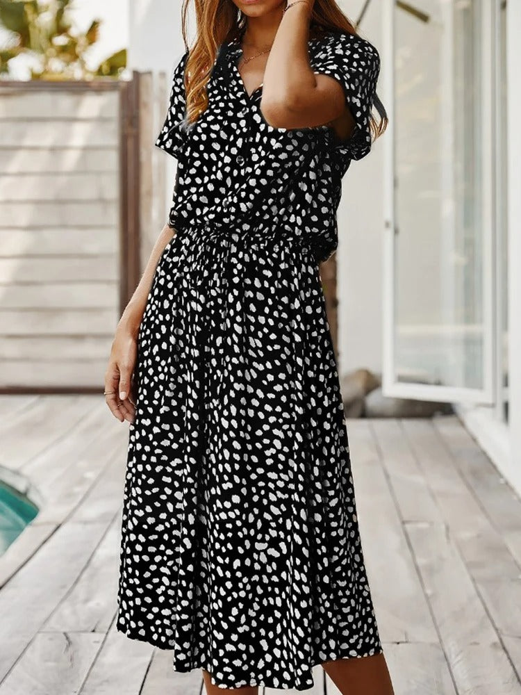 Breezy Printed Summer Dress – Comfortable & Stylish