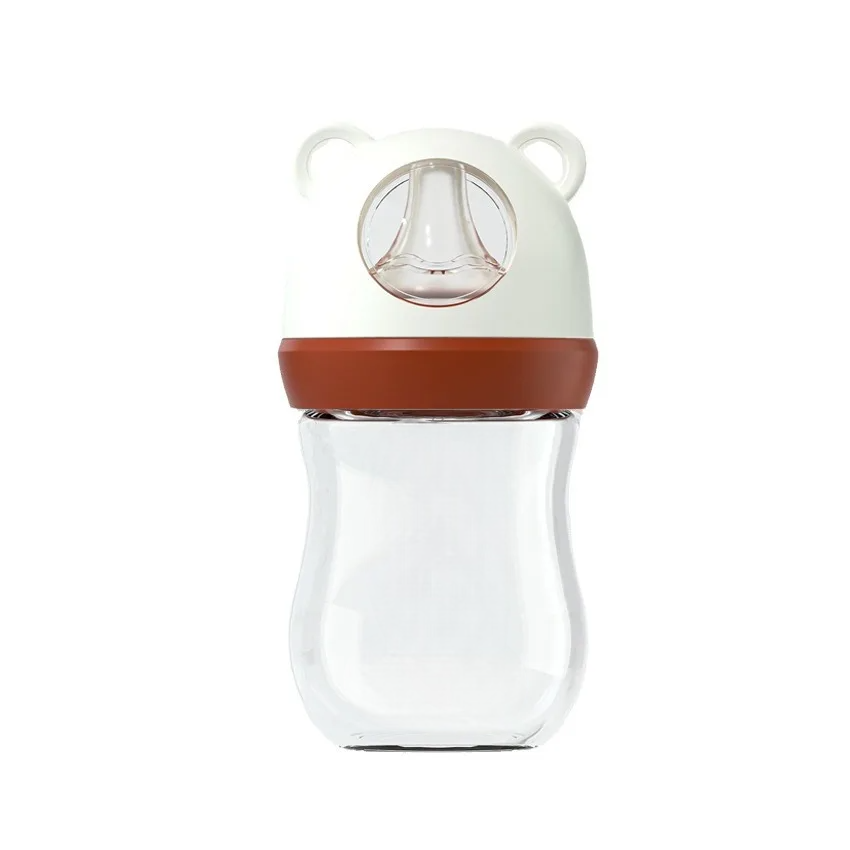 Glazen Babyfles 240ml – BPA-vrij & Anti-Koliek-Novormo