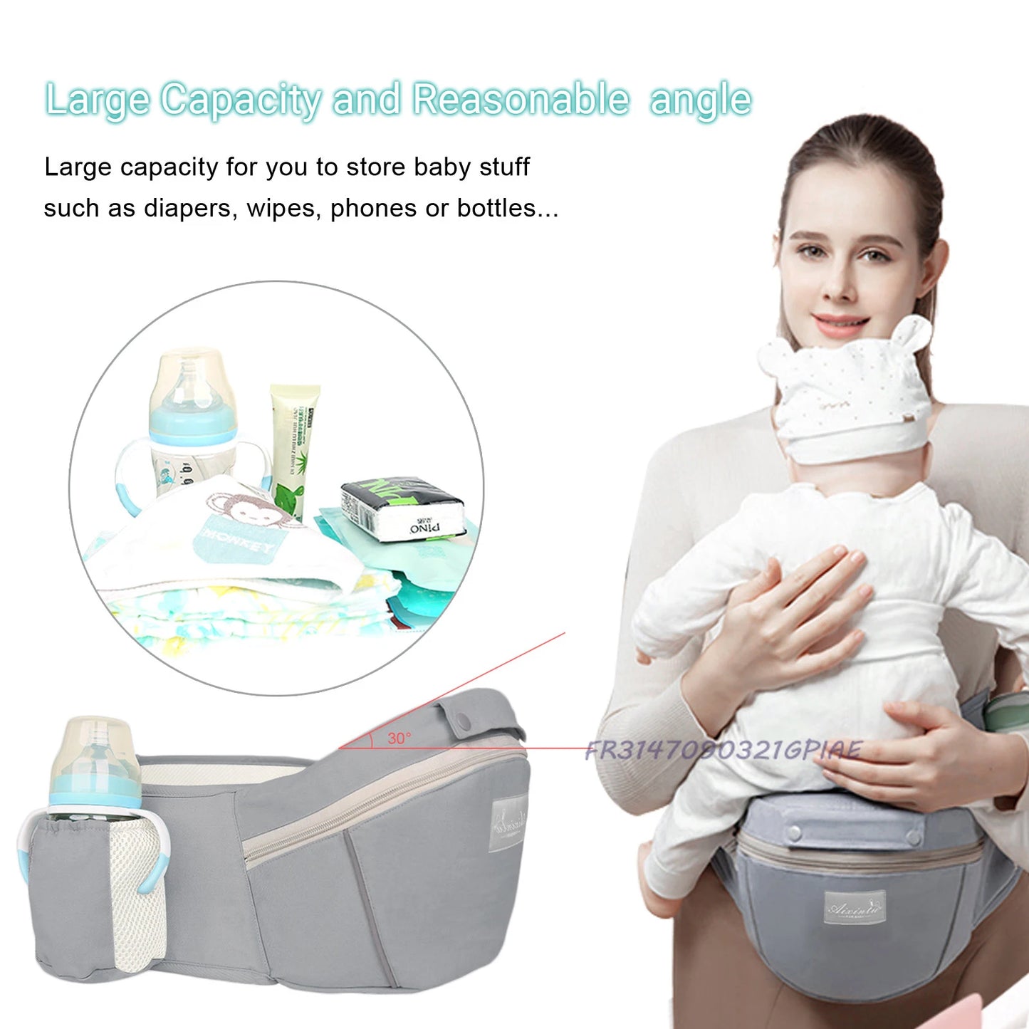 Baby Draagzak – Ergonomisch & Multifunctioneel-Novormo