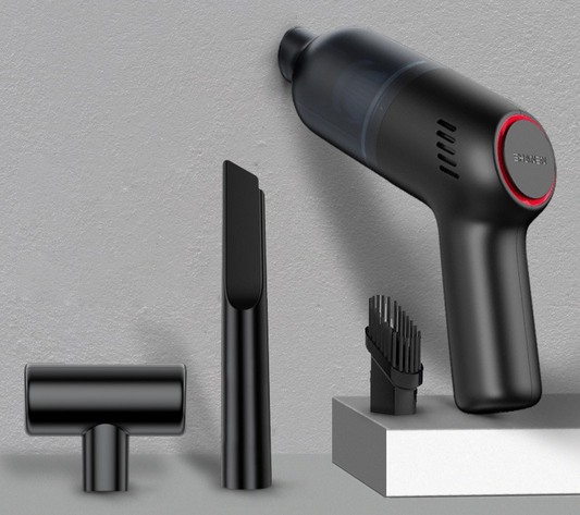 Draadloze Mini Stofzuiger – Compact, Oplaadbaar & Krachtig voor Thuis en Auto