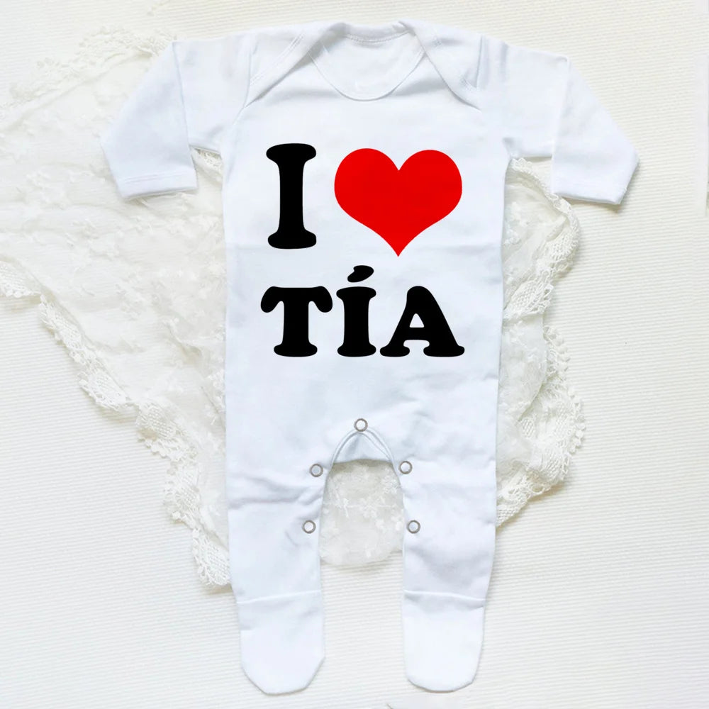 I Love Papa Mama Romper – Unisex & Schattig-Novormo