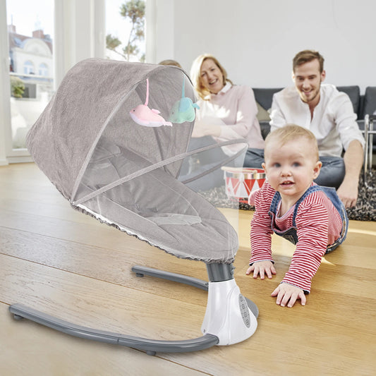 Baby Schommelstoel – Elektrisch & Met Afstandsbediening-Novormo