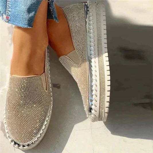 Women’s Slip-On Shoes with Glitter