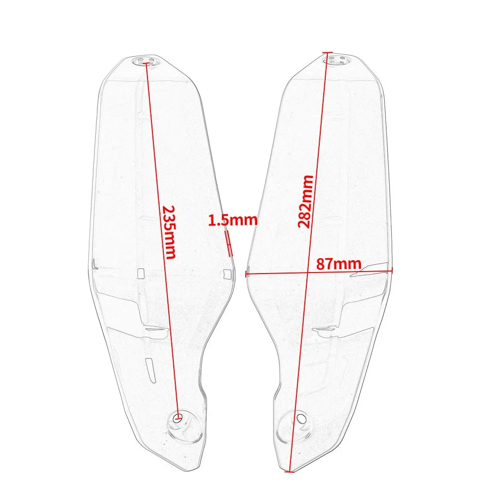 Handkappen voor Honda CRF1100L & X-ADV 750 (2020-2024) – Wind- en Weerbescherming-Novormo