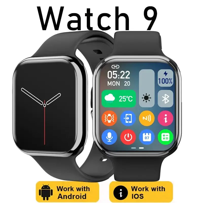 Smartwatch met Gezondheidstracking & Bluetooth Bellen - 1,9 Inch HD Display-Novormo