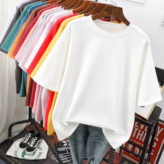 Oversized Dames T-shirt van Zachte en Ademend Katoenmix