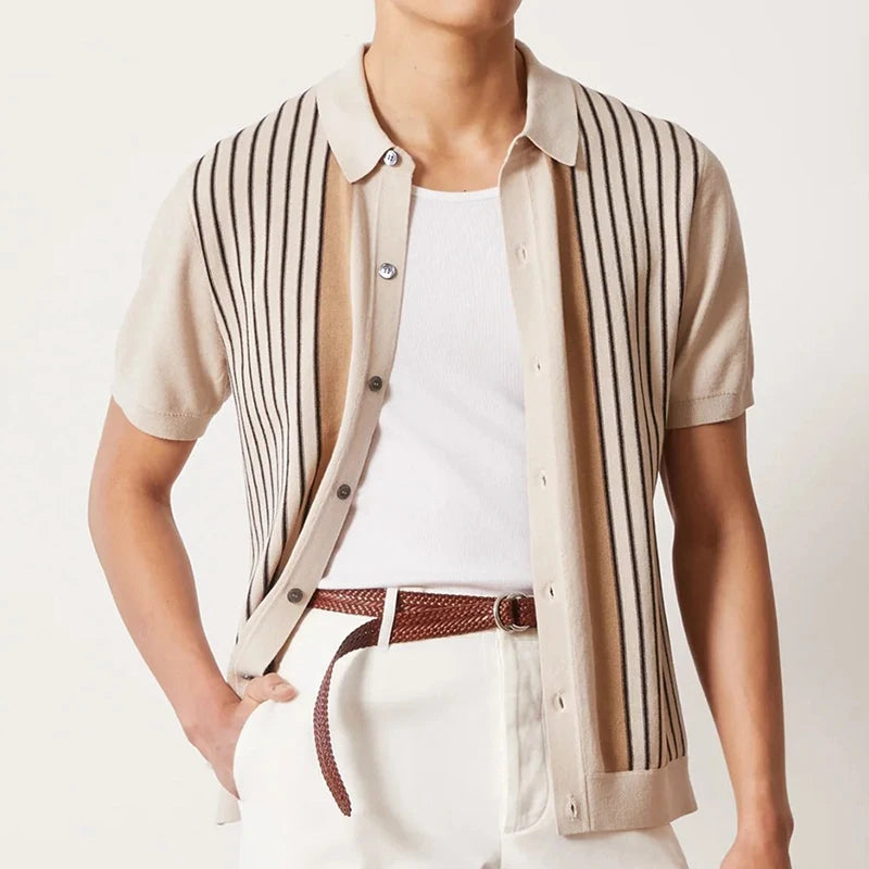 Stijlvolle Herenpolo met Knopen – Ademend, Comfortabel & Casual Chic