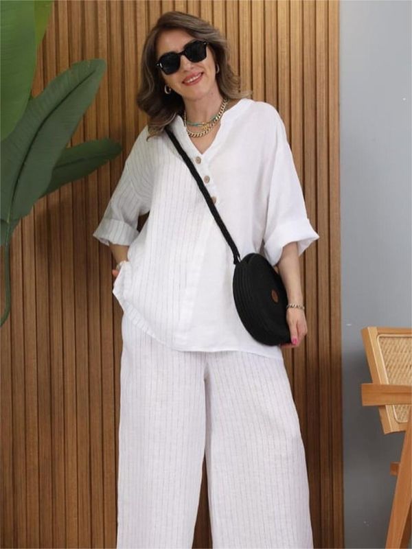 Loungewear Set Dames – Zachte Zomerset met Losse Pasvorm