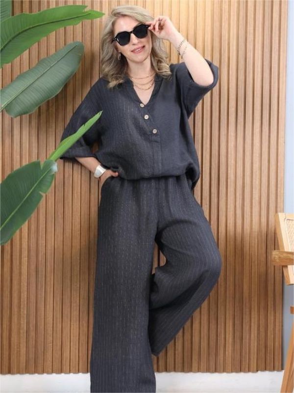 Loungewear Set Dames – Zachte Zomerset met Losse Pasvorm