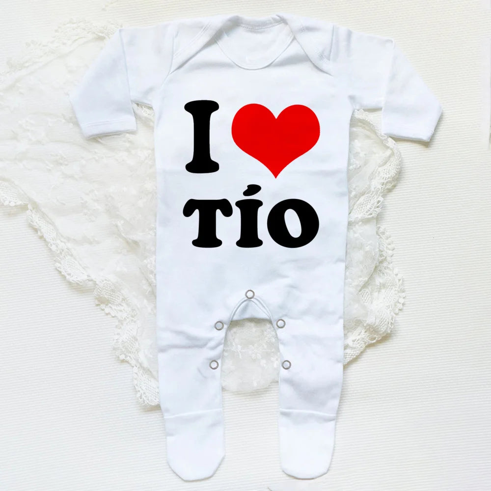 I Love Papa Mama Romper – Unisex & Schattig-Novormo