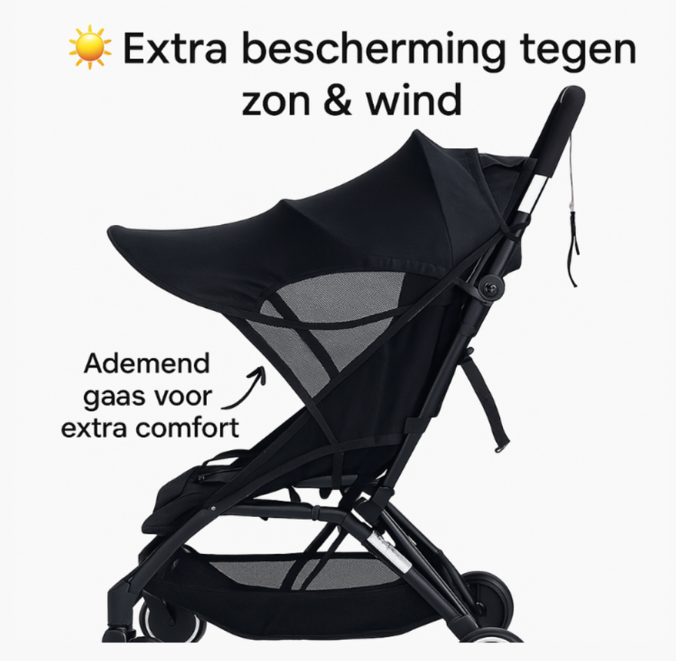 Universeel Zonnescherm voor Kinderwagens