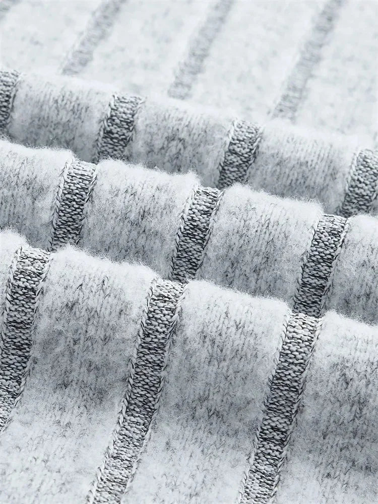 Ribgebreide Midi Kokerrok met Hoge Taille voor Dames