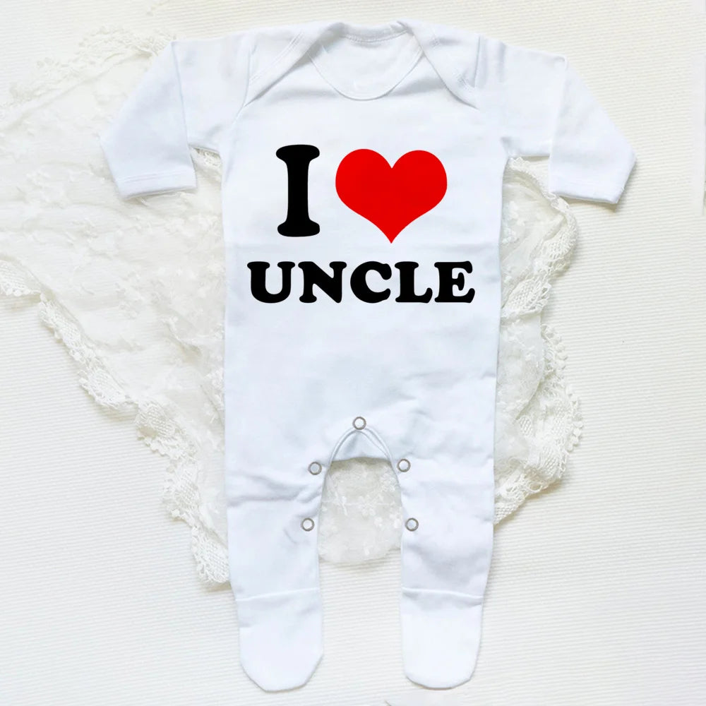 I Love Papa Mama Romper – Unisex & Schattig-Novormo