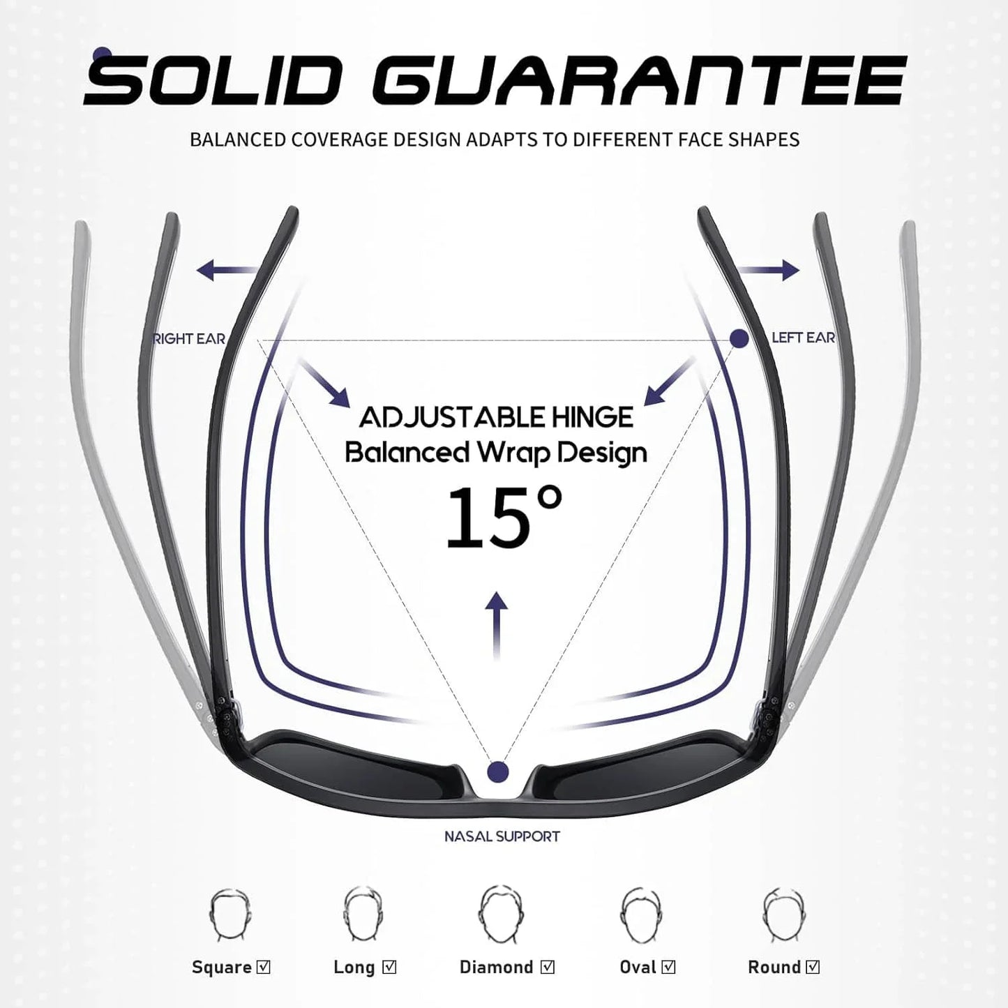 Zonnebril Set (3 stuks) – Gepolariseerd & UV-beschermend