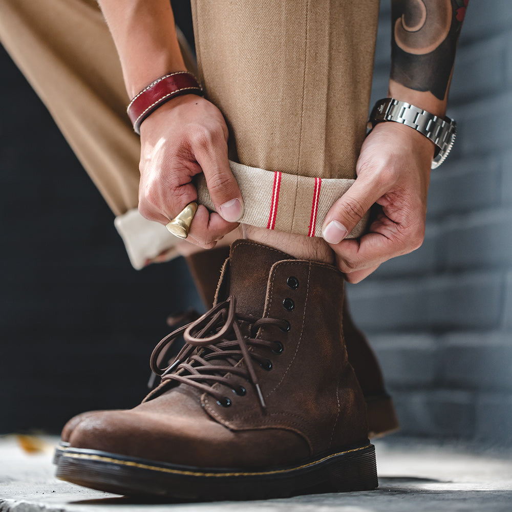 Stijlvolle Heren Chino in Bruin – Casual Pasvorm & Veelzijdig Design