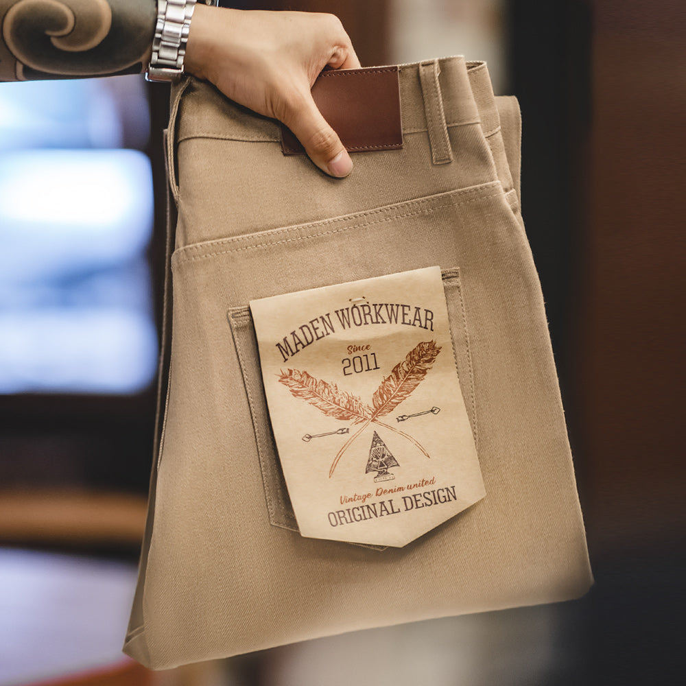 Stijlvolle Heren Chino in Bruin – Casual Pasvorm & Veelzijdig Design