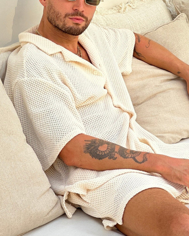 Lichtgewicht Zomerset voor Heren – Katoenen Shirt en Short