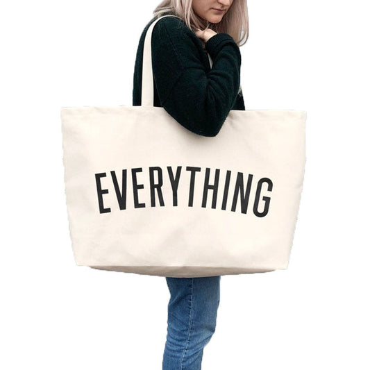 Tote Bag ‘EVERYTHING’ – Ruim, Stijlvol en Duurzaam