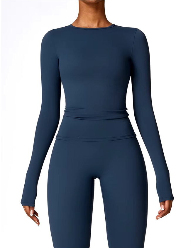 Sportieve 2-delige Set voor Dames met Stretch en Sneldrogend Materiaal