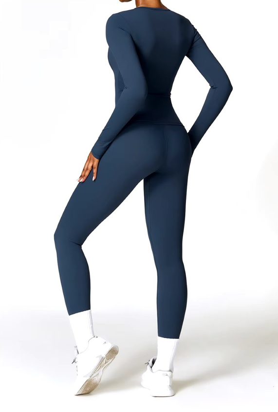 Sportieve 2-delige Set voor Dames met Stretch en Sneldrogend Materiaal