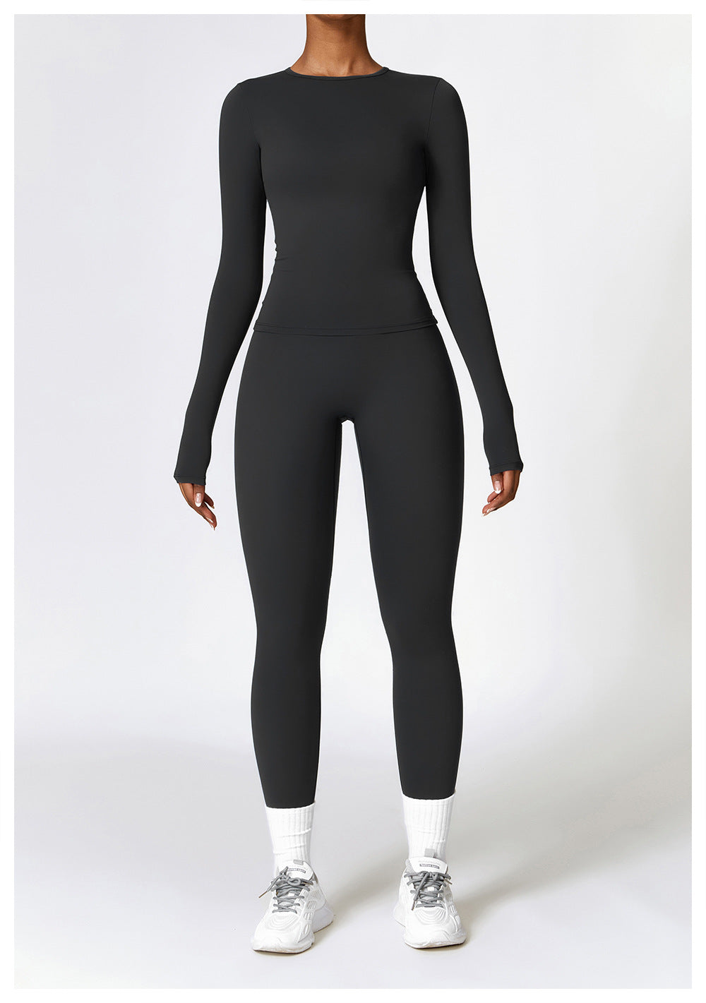 Sportieve 2-delige Set voor Dames met Stretch en Sneldrogend Materiaal