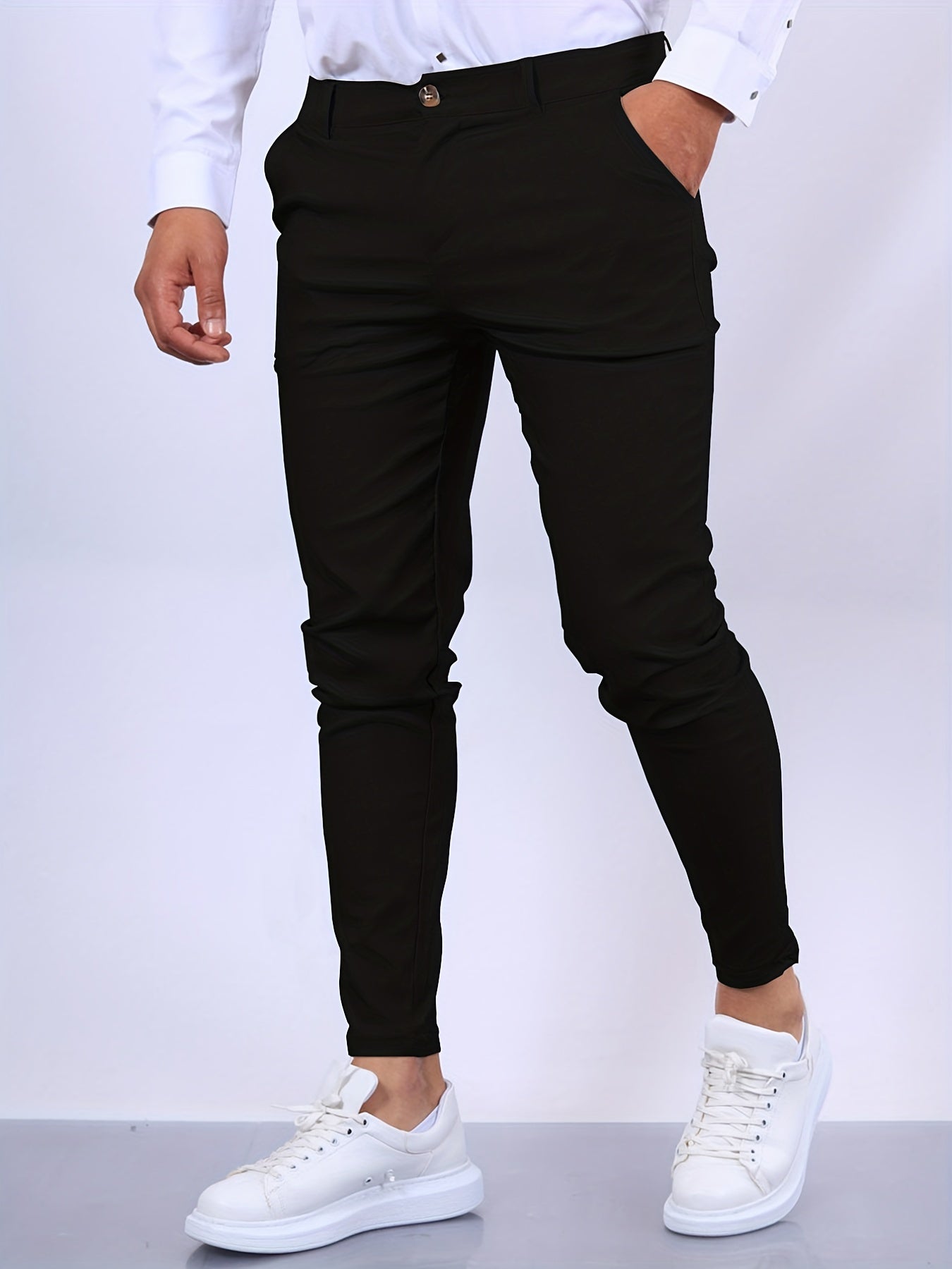 Heren Business Pantalon Slim Fit – Stijlvolle en Professionele Pasvorm