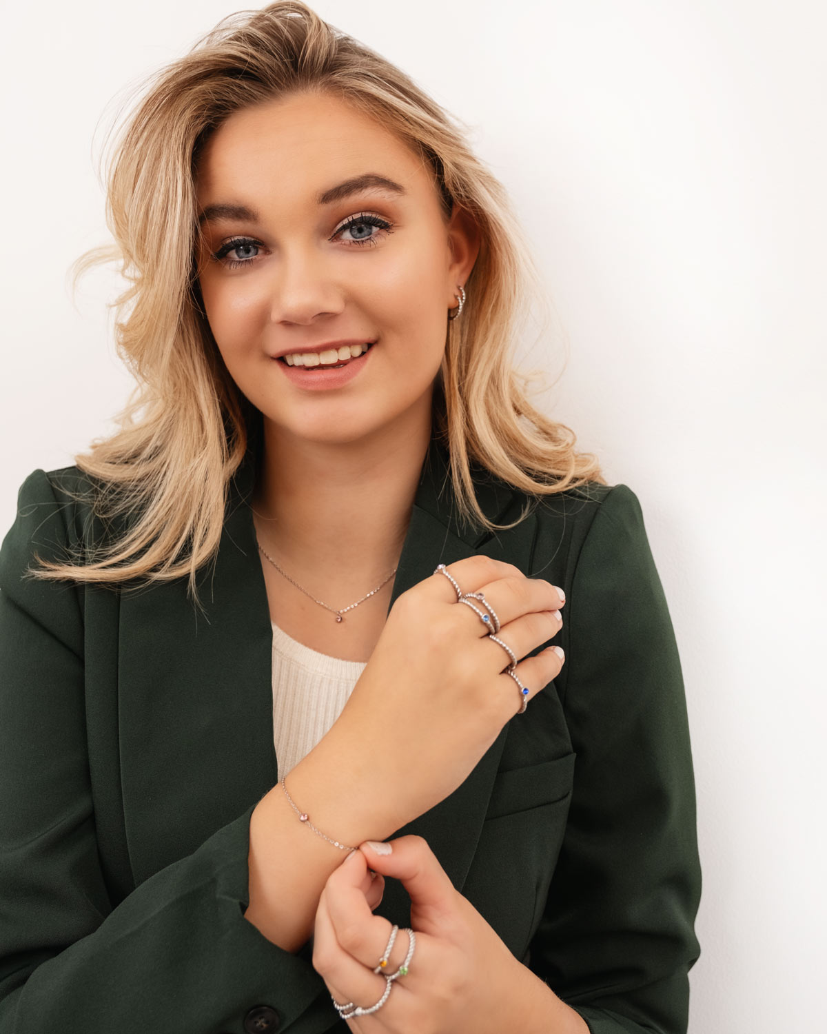 Geboortesteen Armband – Goud of Zilver