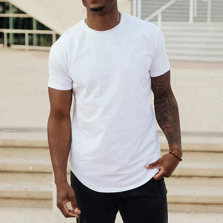 Premium Basic T-Shirts voor Heren – Slim Fit & Perfecte Pasvorm (2-Pack)