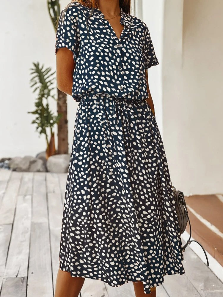 Breezy Printed Summer Dress – Comfortable & Stylish