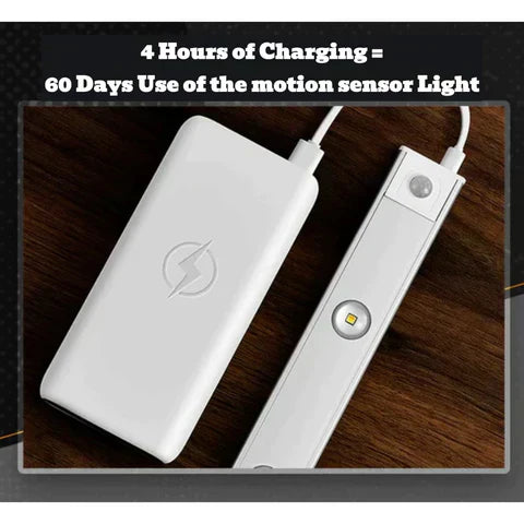 Draadloos LED Armatuur met Bewegingssensor – Oplaadbaar & Energiezuinig