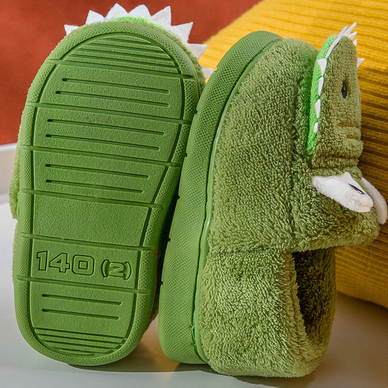 Warme Dinosaurus Pantoffels voor Peuters – Zacht, Antislip en Uniseks