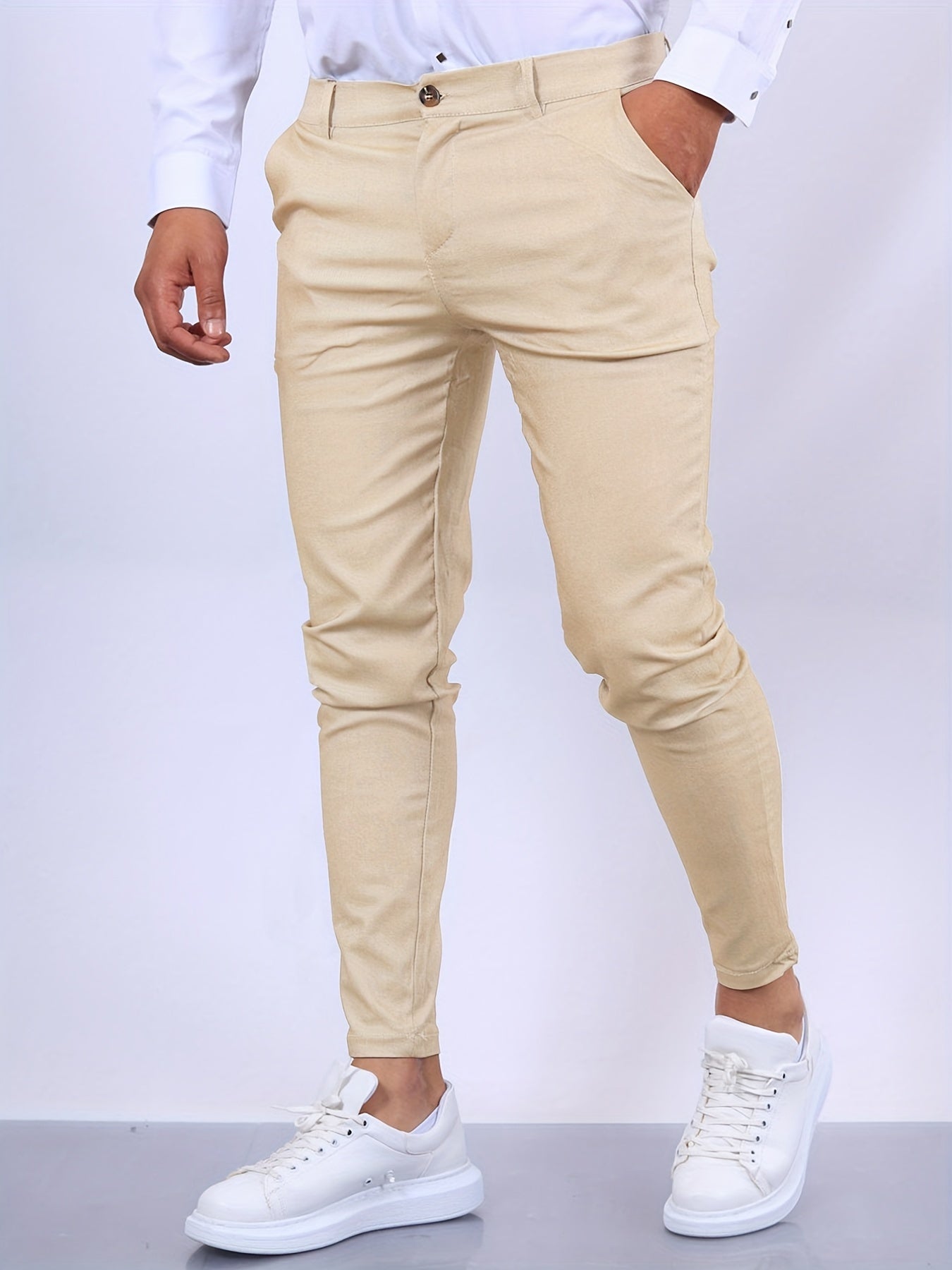 Heren Business Pantalon Slim Fit – Stijlvolle en Professionele Pasvorm