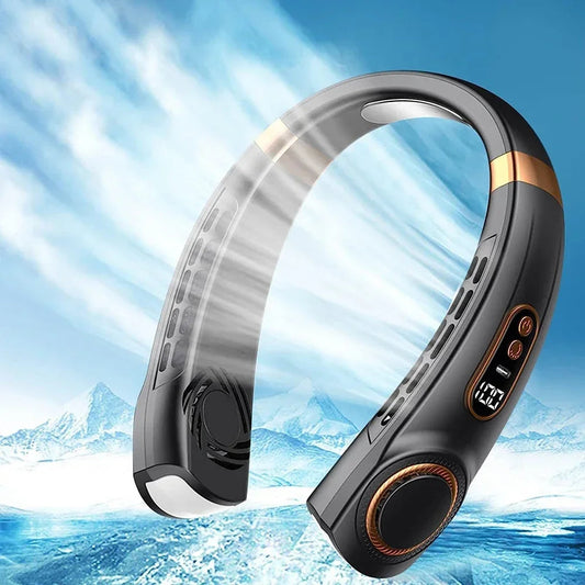 Handsfree Draagbare Mini Nekventilator voor Verkoeling Onderweg