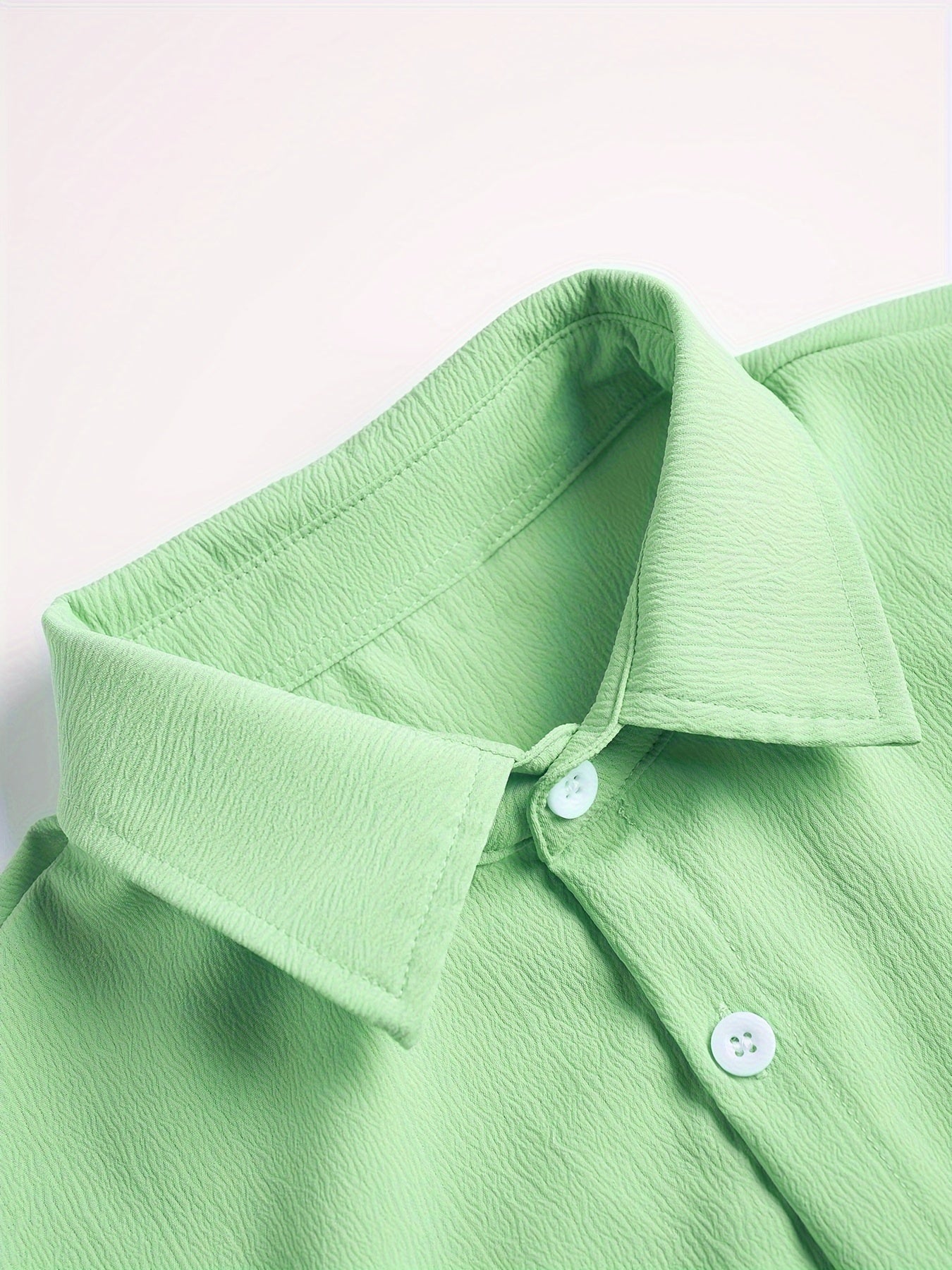 Tweedelige heren zomerset – overhemd met reverskraag en korte broek