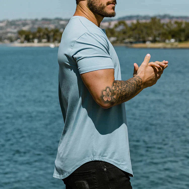 Premium Basic T-Shirts voor Heren – Slim Fit & Perfecte Pasvorm (2-Pack)