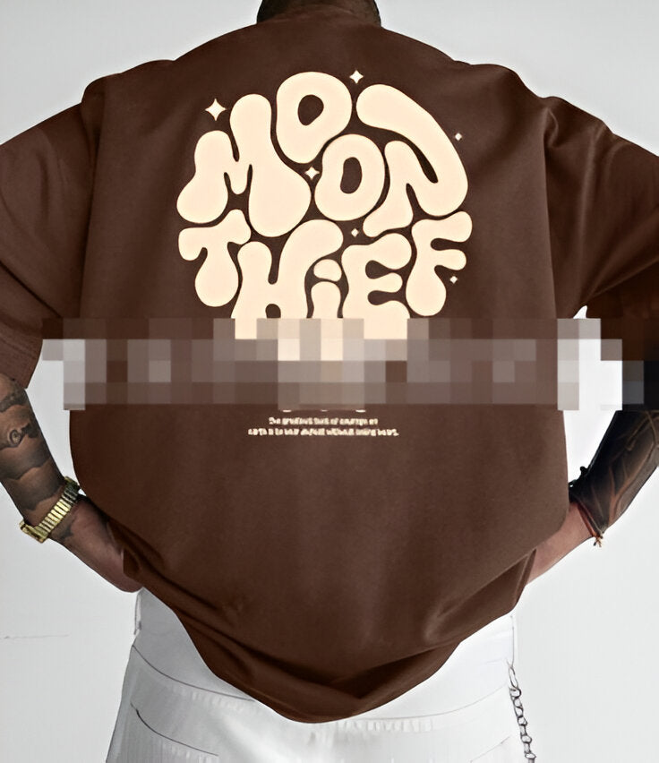 Ademend Heren T-shirt met Stijlvolle Grafische Print – Casual Comfort