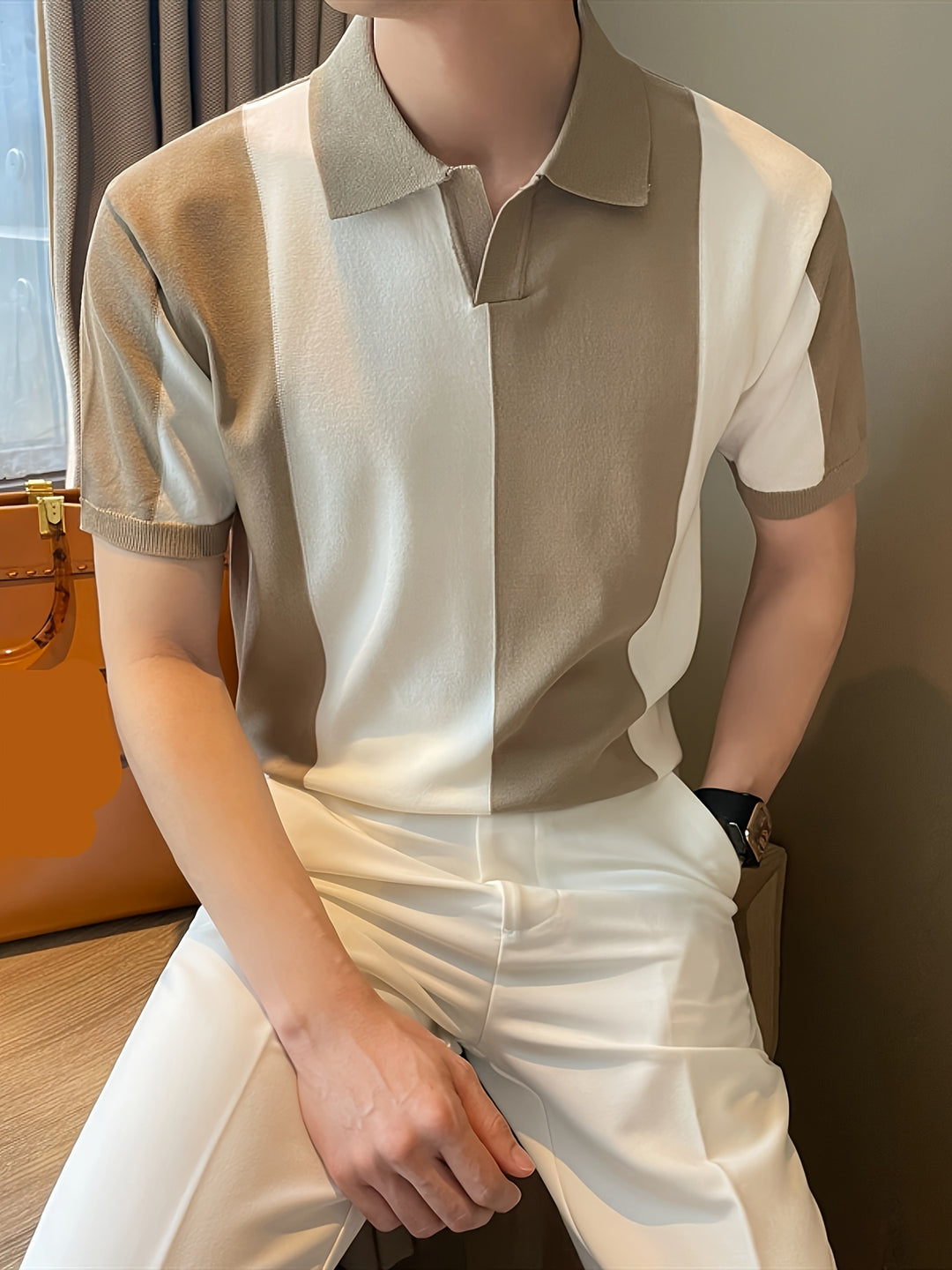 Ademende Heren Polo met Korte Mouwen – Stijlvol & Comfortabel