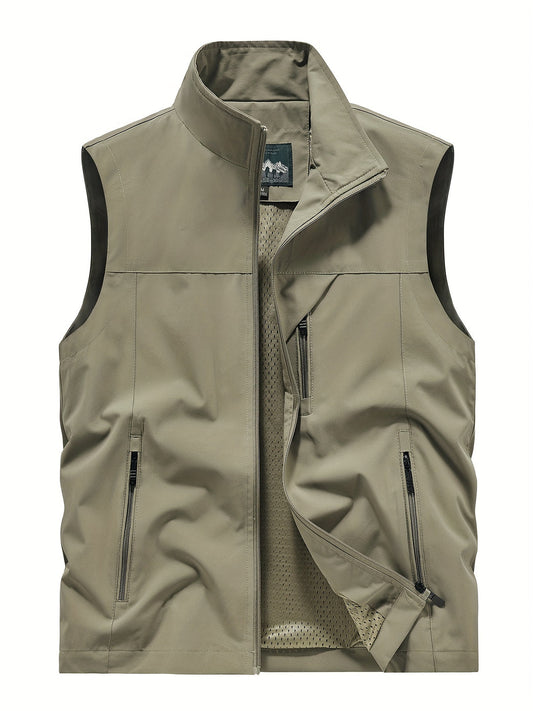 Lichtgewicht Mouwloos Heren Sportvest – Ademend & Outdoor Ready